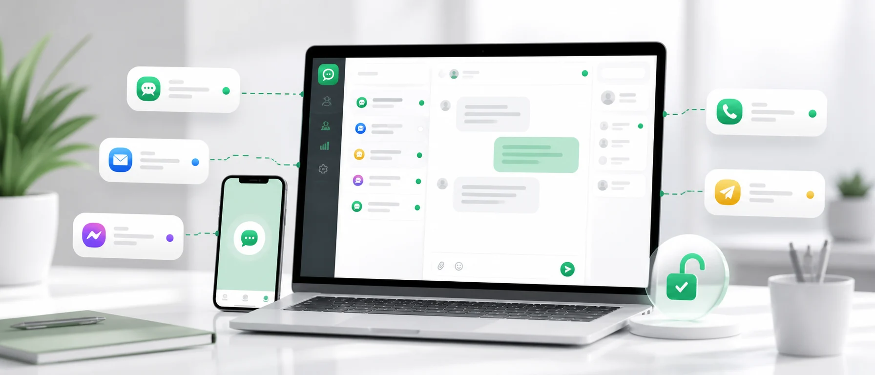 قنوات تواصل متفرقة مقارنة بصندوق وارد منظم لدعم العملاء في شركة صغيرة