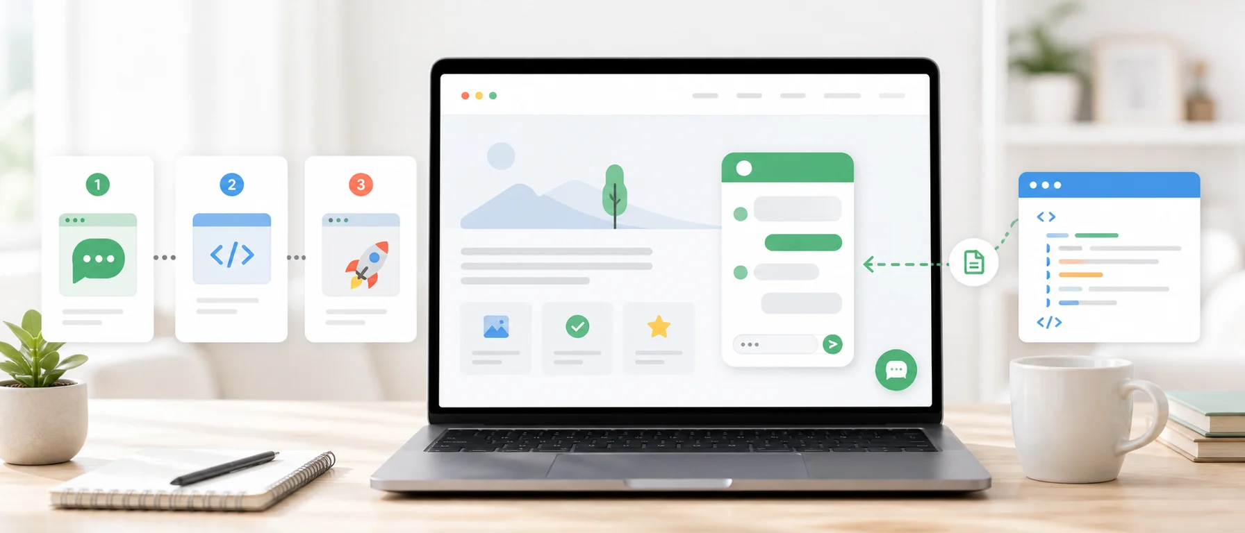Instalação passo a passo de um widget gratuito de chat ao vivo num site